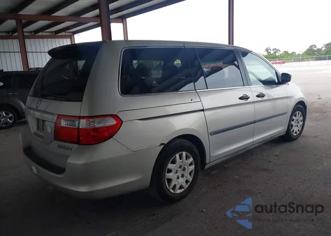 2005 Honda Odyssey Lx из США, поврежденный, VIN 5FNRL38215B098907